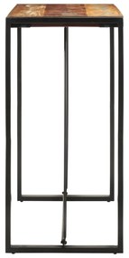 tömör újrahasznosított fa bárasztal 110x55x110 cm