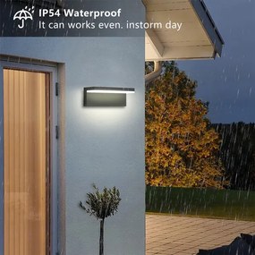 Brilagi - LED kültéri fali lámpatest TESSI LED/10W/230V antracit IP54