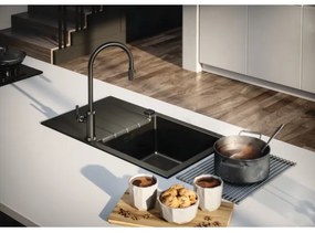 ALVEUS 1148159 - Mosogató CADIT 79x50 cm gránit/fekete