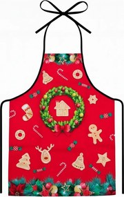 Mikulás Ajándék Karácsonyi Konyhai Kötény Anyának Apának