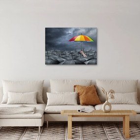 Kép - Esernyők (70x50 cm)