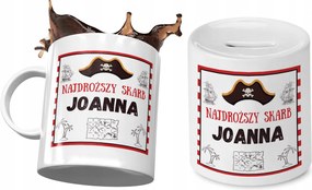 Johannának Bögre Persely Szett Gyerekeknek Nyomtatott Fotóval