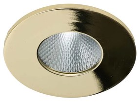 AZZARDO 5988 CLEAN R Kültéri Mennyezetbe Építhető Lámpa Arany LED IP44
