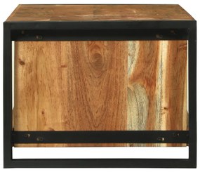 dohányzóasztal 120x50x38 cm Tömör akácfa