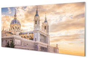 Üvegképek Spanyolország székesegyház naplemente 100x50 cm