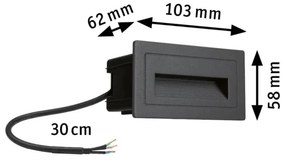 Paulmann 94383 - LED/4W IP44 Kültéri beépített lámpa LONG 230V