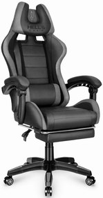 Hells Hell's Chair HC-1039 Szürke-fekete játékszék Fabric