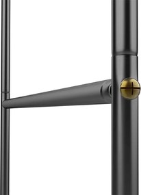 Rózsakapu, fekete, 240 x 140 x 37 cm