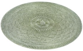 Mandala zöld, 38 cm-es tányéralátét