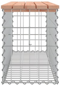 tömör duglászfenyő gabion kerti pad 103x31,5x42 cm