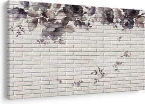 A fal egy képe és a csokor (90x60 cm)