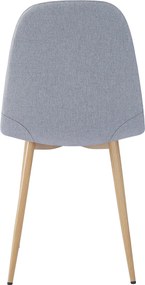 Szék, világos szürke/bükk, LEGA NEW