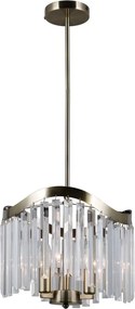 Italux glamour kristály függeszték sabriga antik bronz itxpnd-44544-3