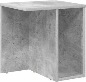vidaXL Végasztal Beton Szürke 37 x 32 x 40 cm Faanyag