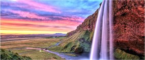 Kép - Seljalandsfoss vízesés (120x50 cm)