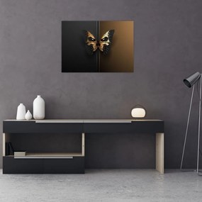 Kép - A halál pillangója (üvegen) (70x50 cm)