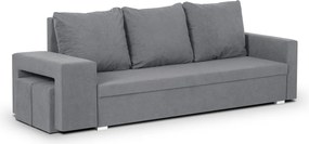 DOTA Háromszemélyes kinyitható kanapé Szürke