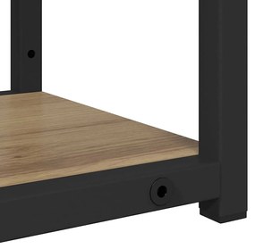 vidaXL Falpolc polcokkal Artisan tölgy 80 x 21 x 78,5 cm Faanyag