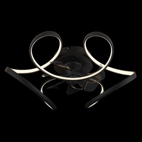 Globo Loris 03638 távirányítós mennyezeti ventilátoros lámpa, 30W LED, 3000K-6000K, 220-2200 lm