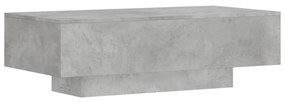 betonszürke szerelt fa dohányzóasztal 100x49,5x31 cm