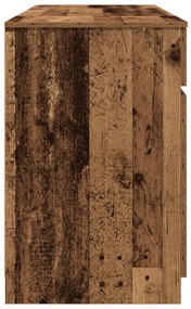 Íróasztal Régi Fa 140x49x76 cm Mérnöki Fa