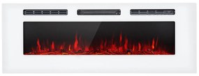 Klarstein Galeras, elektromos fali és beépített kandalló, 1800 W, LED, 3 szín, időzítő