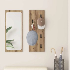 Fali Kabáthorog kézműves tölgy 30 x 1.5 x 80 cm Faanyag