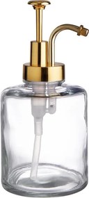 SAVOIE folyékony szappan adagoló, átlátszó-arany 380ml