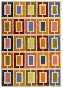 Kézi szövésű gyapjú szőnyeg 160x230 cm Retro Blocks – Flair Rugs