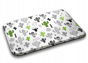 Puha fürdőszobaszőnyeg Kaktusz mintás 90x60 cm