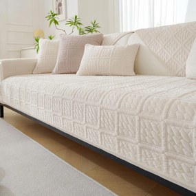 Tejes bársonyos puha kanapé huzat 1- 2- 3-személyes csúszásgátló