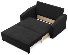 Zeus kanapé, szövet anyag, hab töltet, döntött kartámasz, fekete