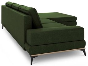 Planet üvegzöld kinyitható sarokkanapé, jobb oldali - Windsor &amp; Co Sofas