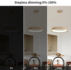 Brilagi - dimmelhető LED kábelen függesztett csillár FALCON MODERN LED/54W/230V 60 cm bézs+ DO