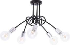 Mennyezeti Lámpa Függeszték Csillár Króm Edison Loft Fém Ipari