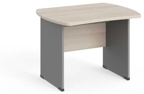 Manager asztal 100 x 85 cm, világos akác / szürke