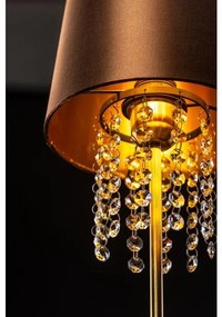 Lámpa Asztali lámpatest NESTO 3 , 6199, AC220-240V, 50/60Hz, 1*E27, max.40W, átmérő 20 cm, barna