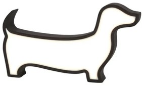 LED gyermek asztali lámpa DOG LED/12W/230V fekete