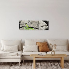 Kép - Repedések (órával) (90x30 cm)