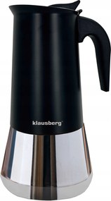Kávéfőző Klausberg KB-7847 acél indukciós eszpresszó gáz 12 csésze kávé