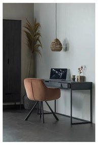 Fekete kőrisfa ruhásszekrény 60x210 cm Silas – WOOOD