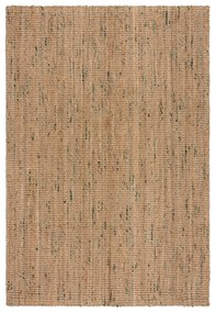 Zöld-natúr színű kétoldalas kézi szövésű juta szőnyeg 160x230 cm Jute Boucle Green – Flair Rugs