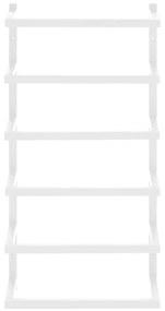 fehér acél törölközőtartó 24 x 12 x 48 cm