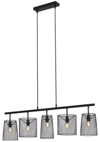 Brilo 4076-055 - Csillár zsinóron RETRO 5xE14/40W/230V