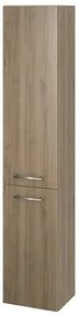 Magas fürdőszobai szekrény Cersanit LARA 30x150x25 cm dió matt S926-008-DSM