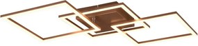 TRIO R64493165 TRAIL Modern LED Mennyezeti Lámpa Barna LED IP20
