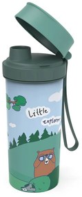 Zöld gyerek ivópalack 400 ml Memory Kids - Rotho