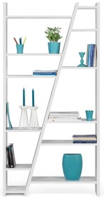 Delta fehér könyvespolc - TemaHome