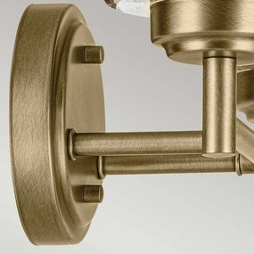 Kichler KL-WINSLOW-2W-NBR - Fali lámpa WINSLOW 2xE27/60W/230V réz