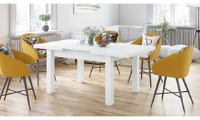 RALF fehér kihúzható étkezőasztal 12 személyre